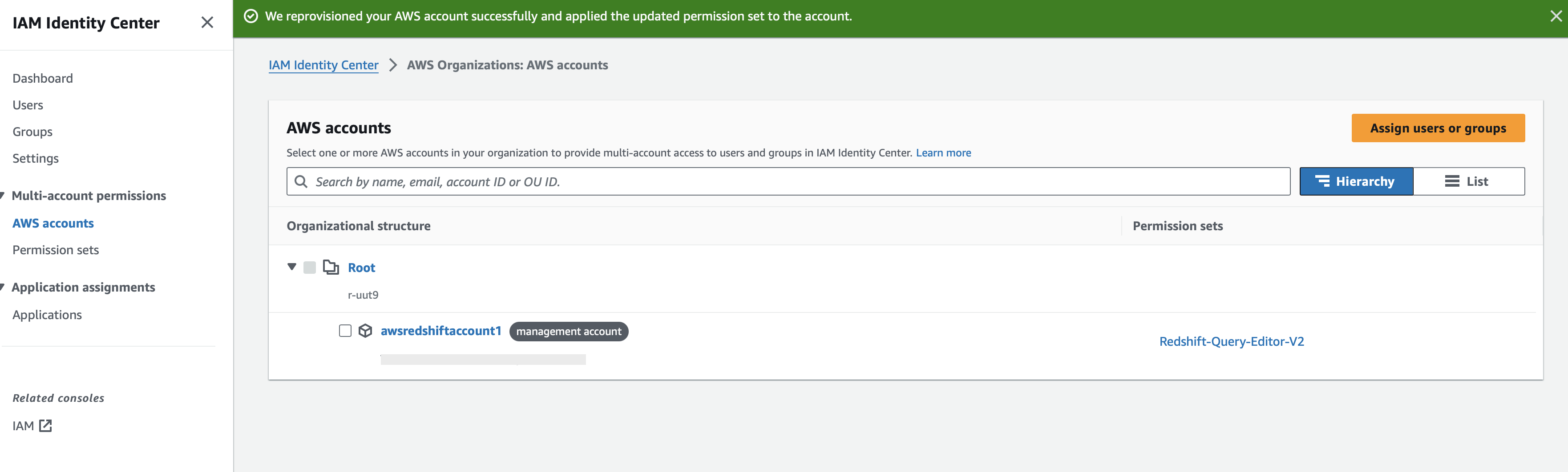 IdC-Assignment Permission Created