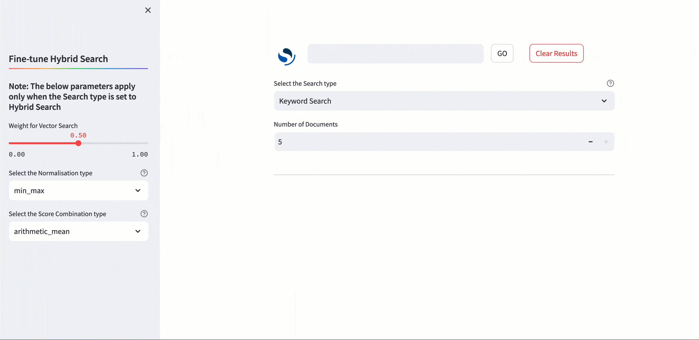Experiment 1: Lexical search