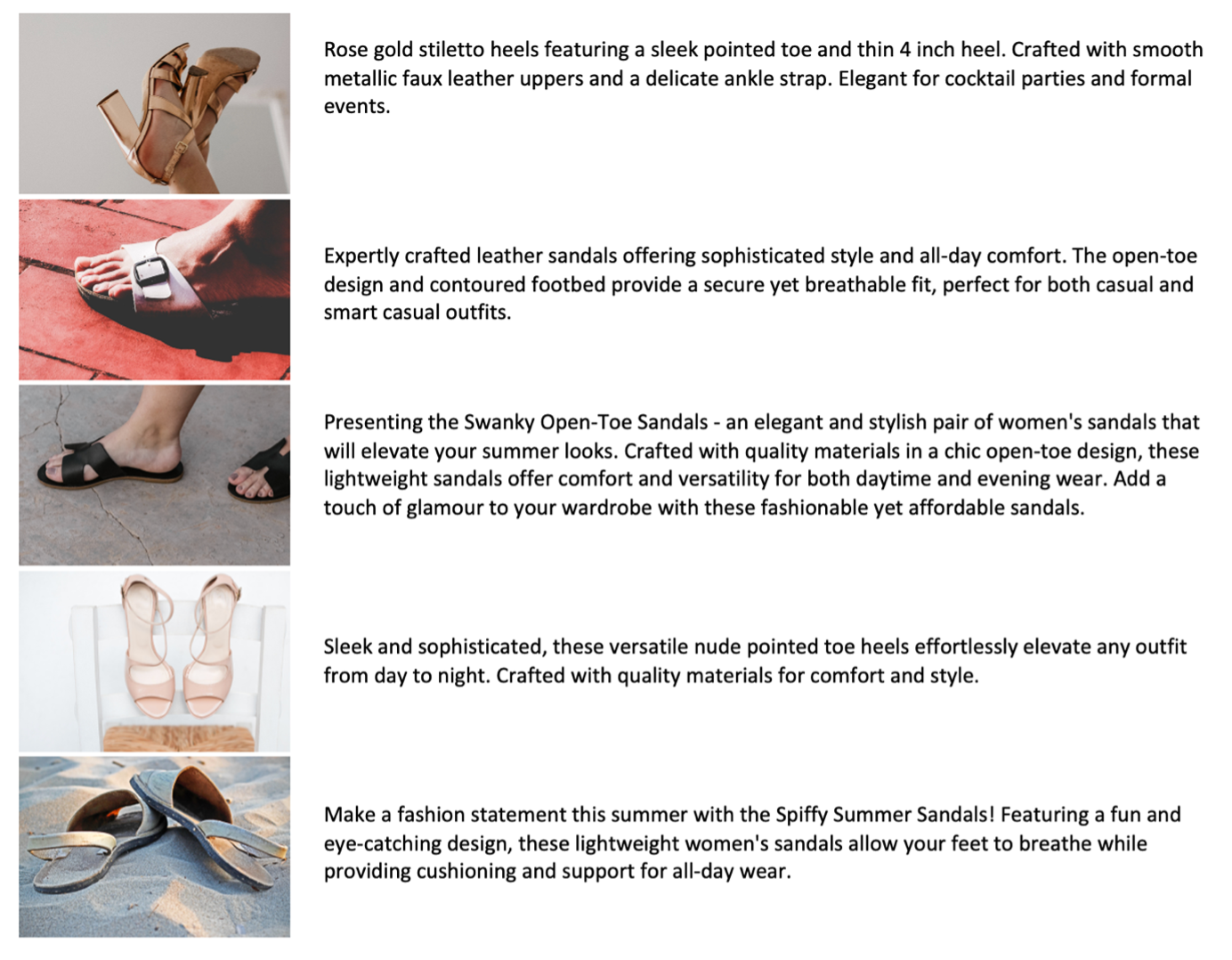 Results from multimodal search using an image