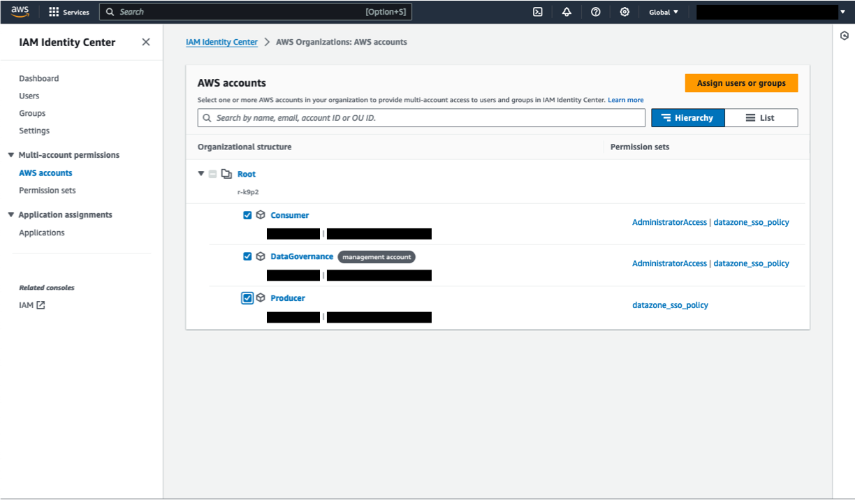 IAM Roles in IAM identity center