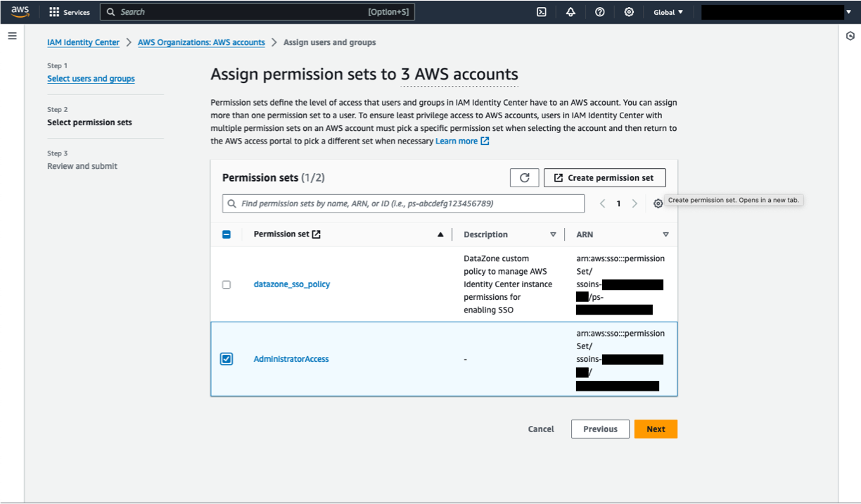 IAM Roles in IAM identity center