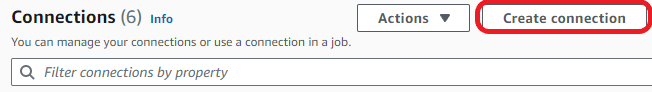 creating connection for VPC
