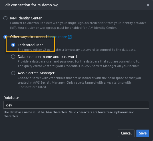 Federated Connection