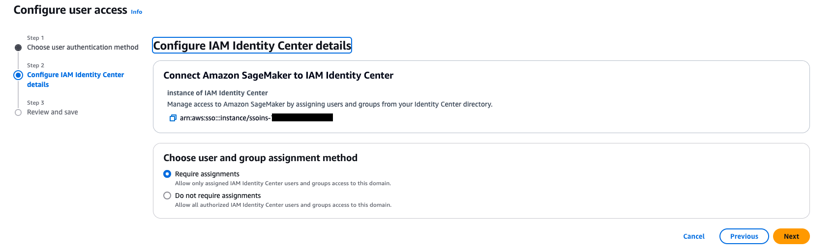 SageMaker Unified Studio SAML configuration 