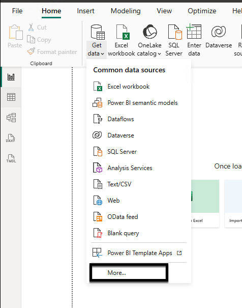 Figure 22: Power BI desktop connectivity using Amazon Redshift ODBC&nbsp;driver