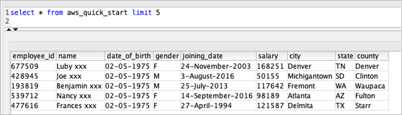 testing ability to run queries