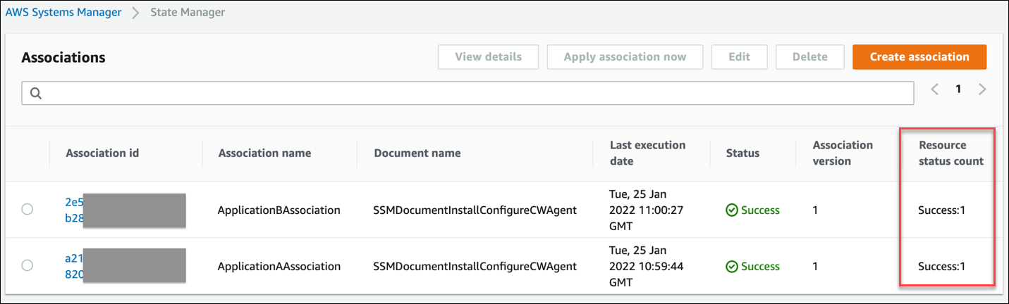 Verify State Manager associations