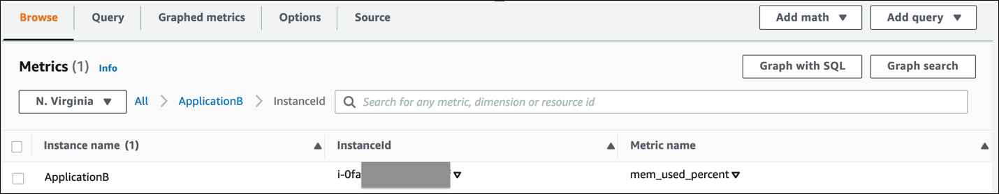 Confirm collection of metrics