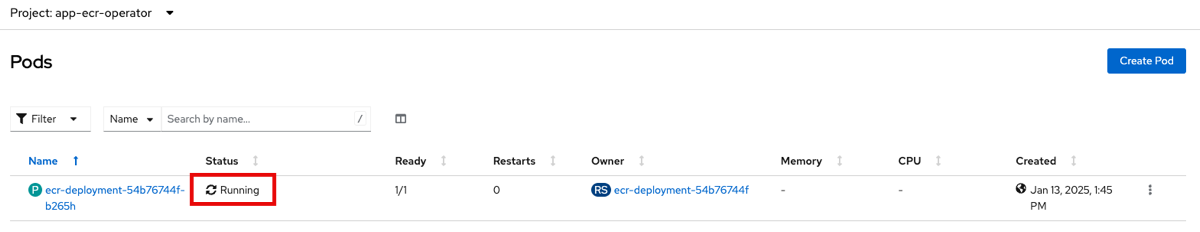 Successful deployment
