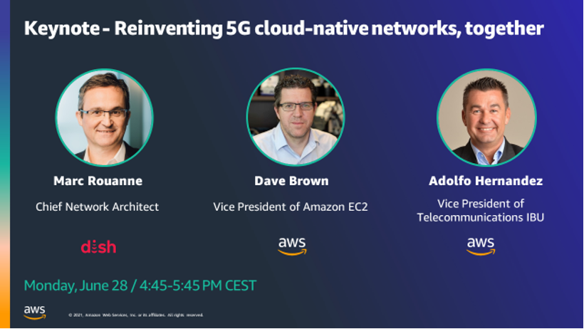 AWS MWC reinventing 5G cloud-native networks, together