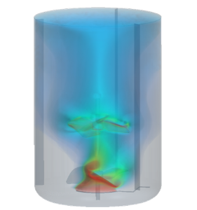 Figure 5: Bioreactor model post-processing review using NICE DCV remote desktop session available to SOCA end users