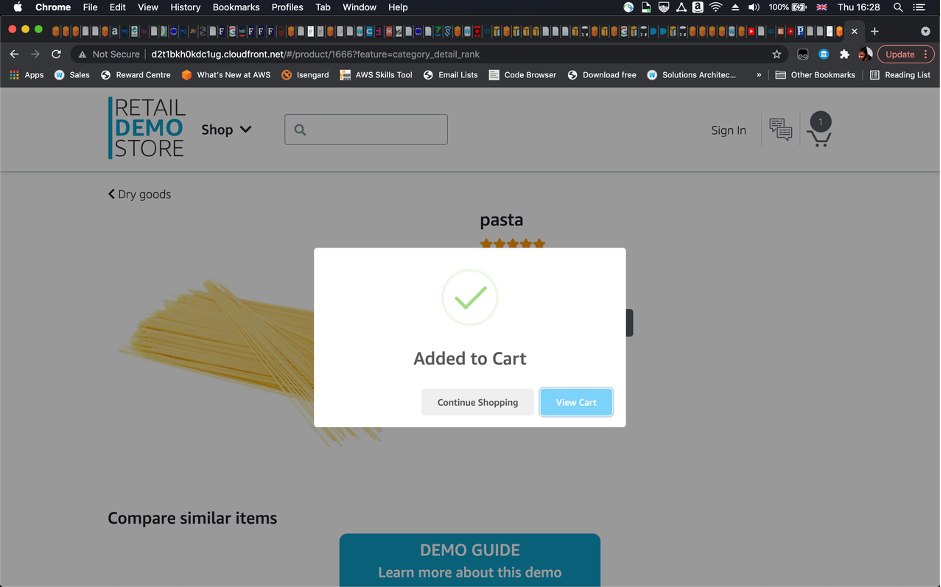 Retail Demo Store Step 2