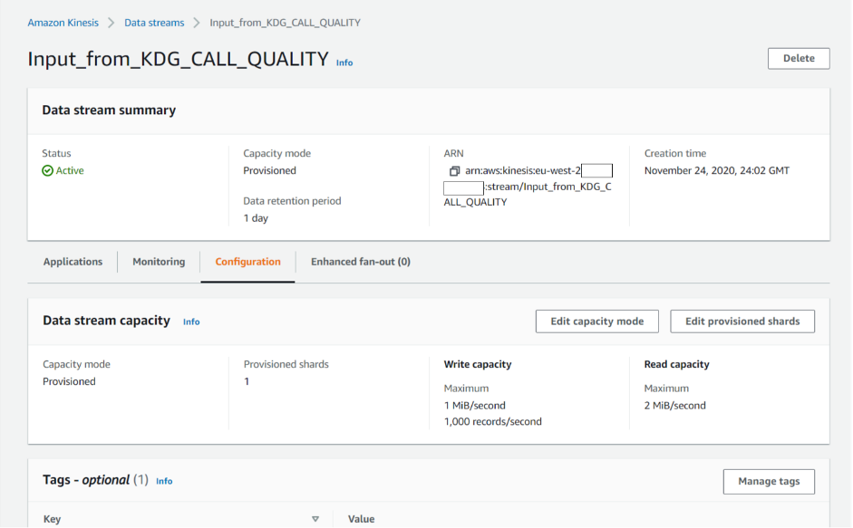 input from KDG CALL QUALITY