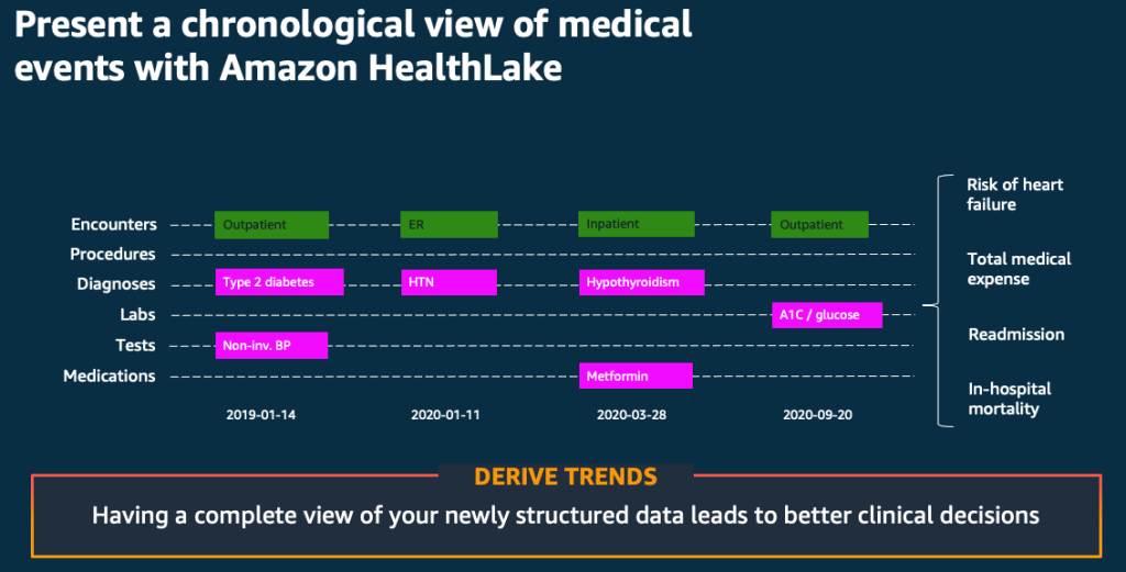 Fig 3 – A representation of Medical Chronology