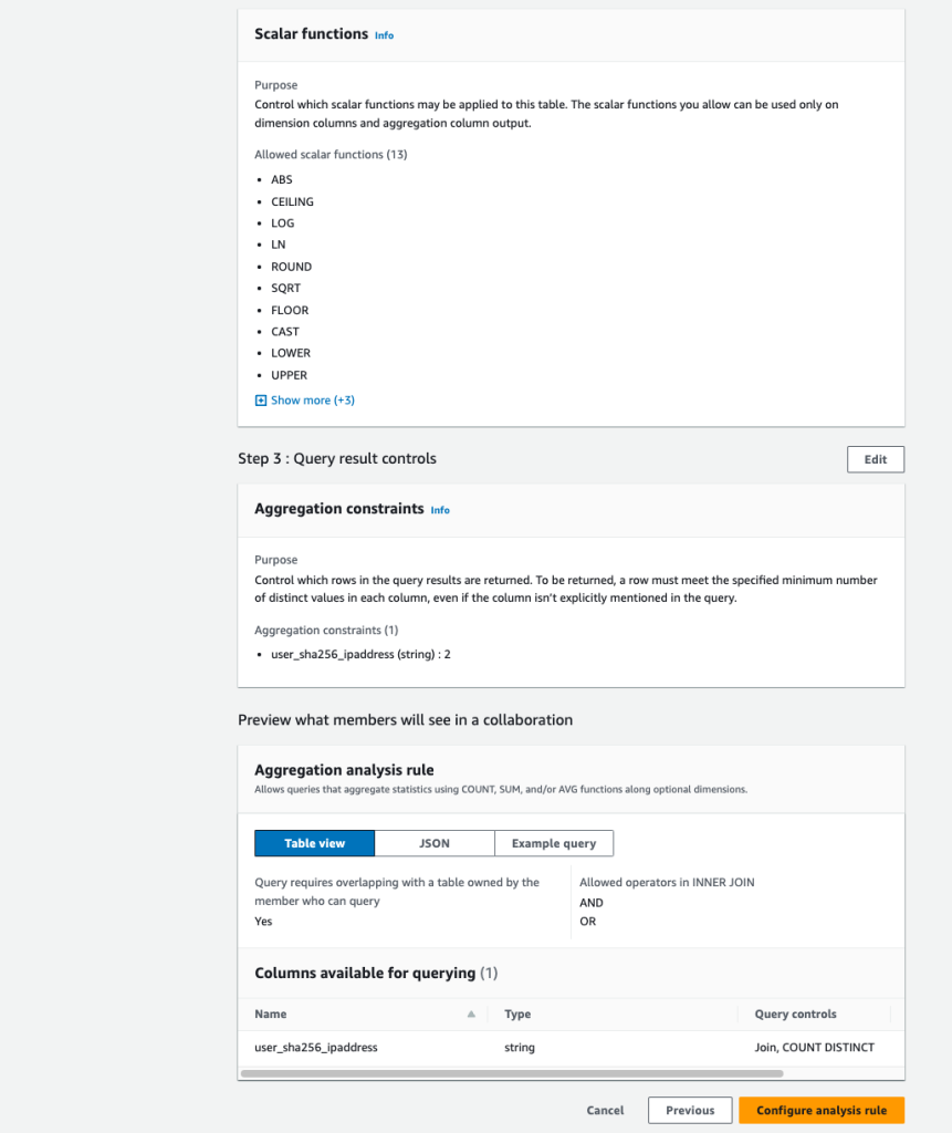 Figure 23 Configure Analysis Rule