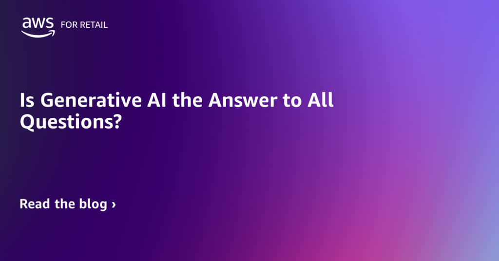 Is Generative AI the Answer to All Questions?