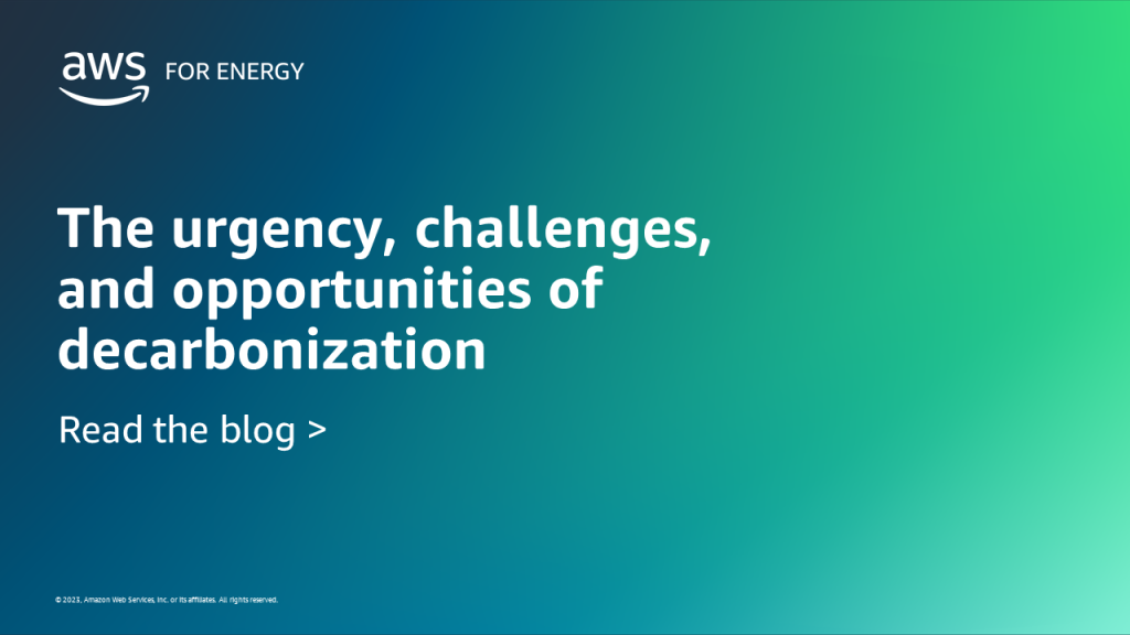 The urgency, challenges, and opportunities of decarbonization