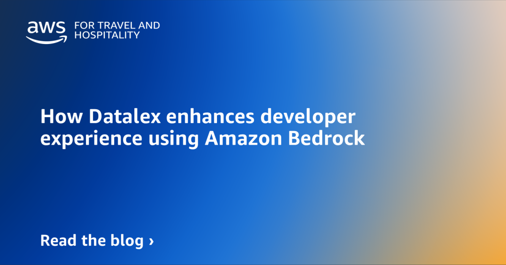 How Datalex enhances developer experience using Amazon Bedrock
