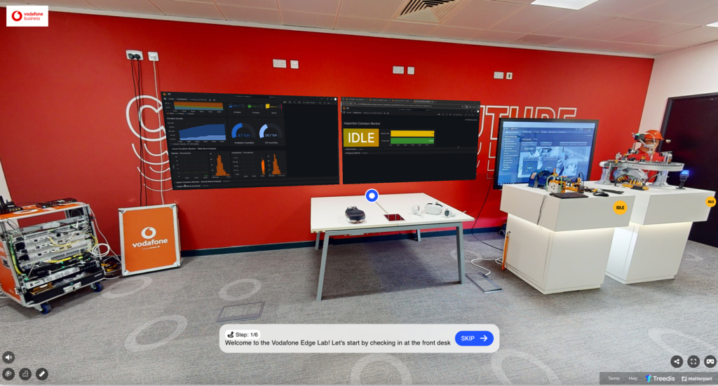 Figure four: Vodafone’s edge lab with AWS and Partner integrations