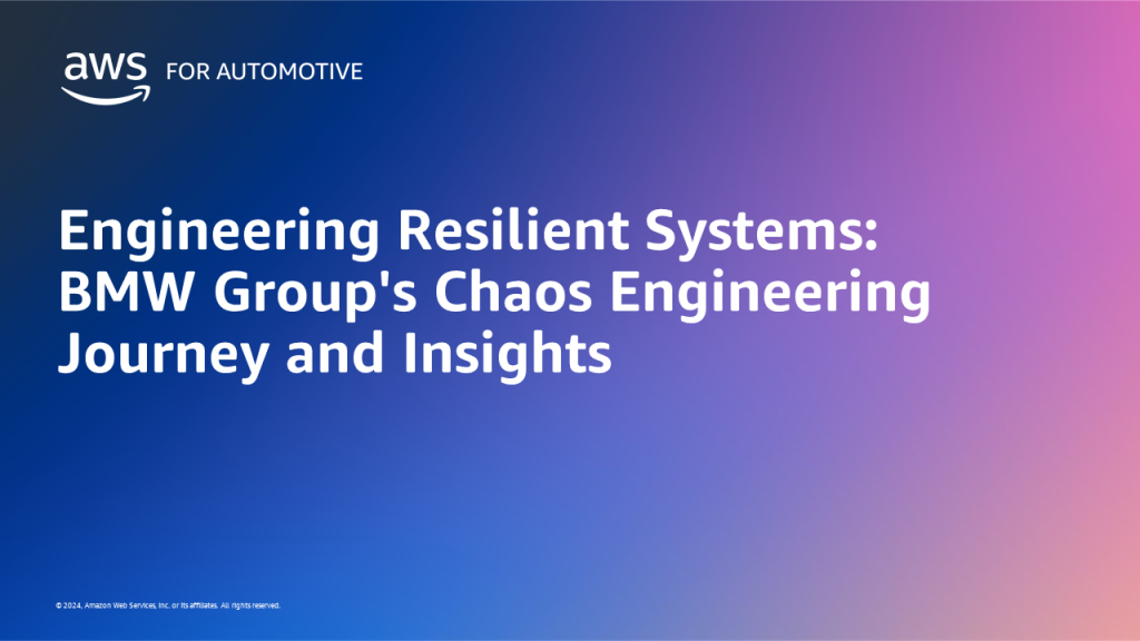 Engineering Resilient Systems: BMW Group's Chaos Engineering Journey and Insights