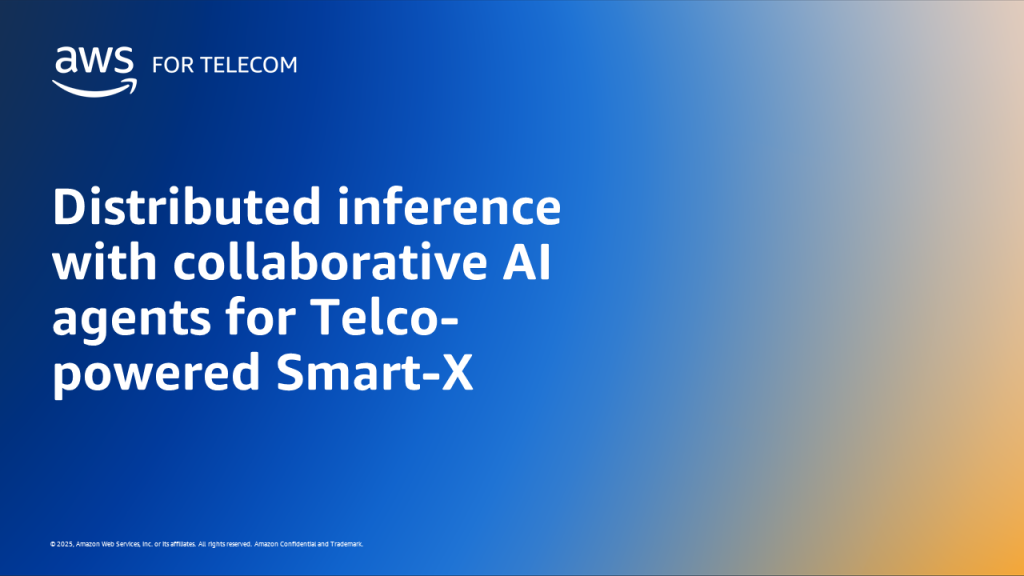 Distributed inference with collaborative AI agents for Telco-powered Smart-X