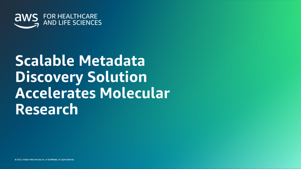 Scalable Metadata Discovery Solution Accelerates Molecular Research