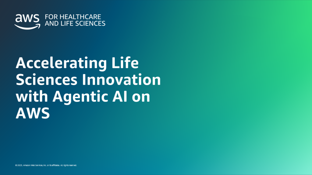 Accelerating Life Sciences Innovation with Agentic AI on AWS