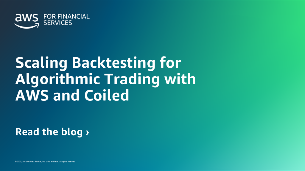 Scaling Backtesting for Algorithmic Trading with AWS and Coiled