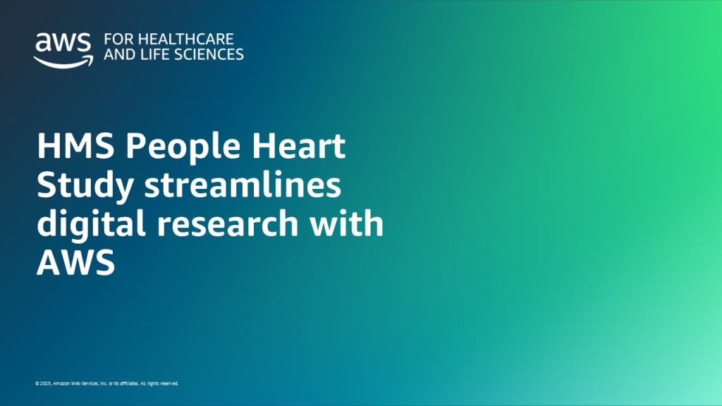 HMS People Heart Study streamlines digital research with AWS