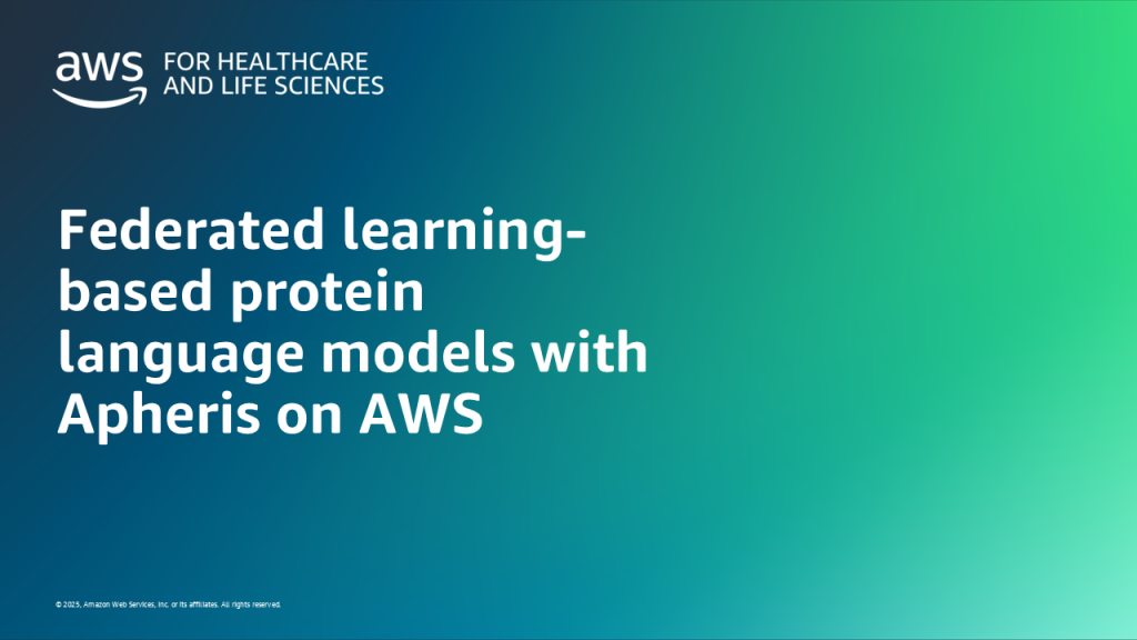 Federated learning-based protein language models with Apheris on AWS