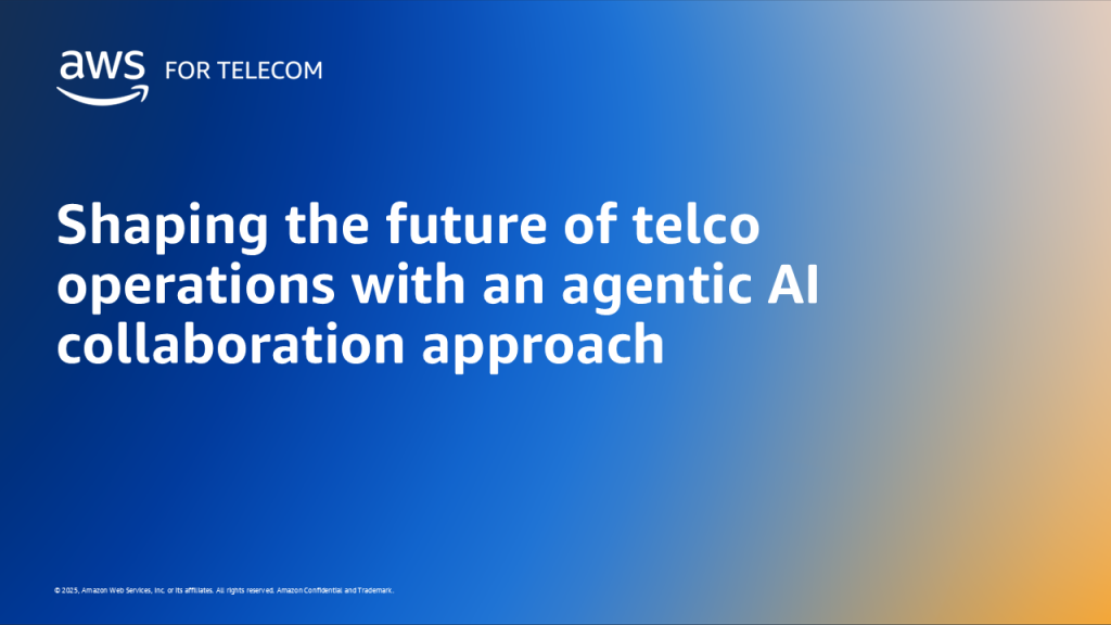 Shaping the future of telco operations with an agentic AI collaboration approach