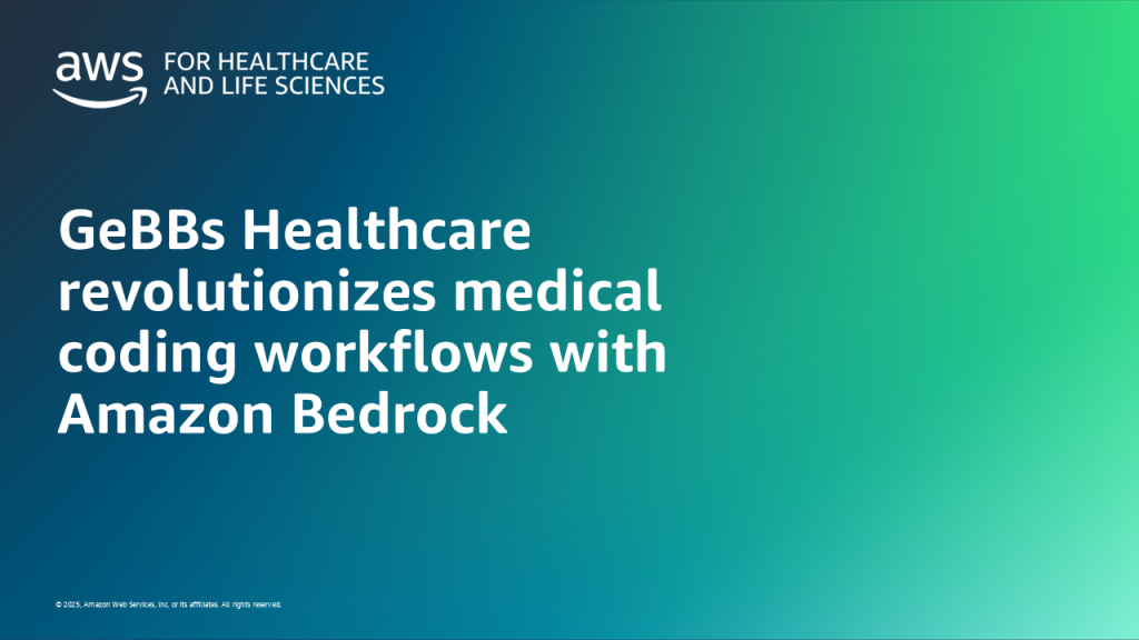 GeBBs Healthcare revolutionizes medical coding workflows with Amazon Bedrock