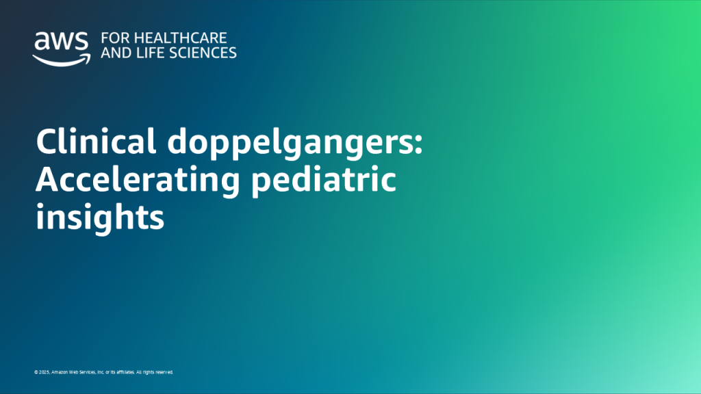 Clinical doppelgangers: Accelerating pediatric insights