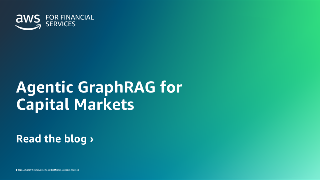 Agentic GraphRAG for Capital Markets