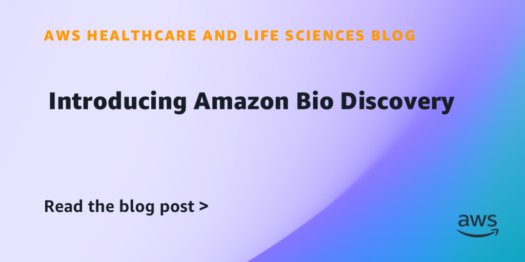 Introducing Amazon Bio Discovery