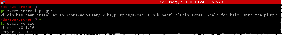 svcat CLI install