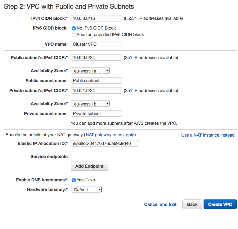VPC with Public and Private Subnets