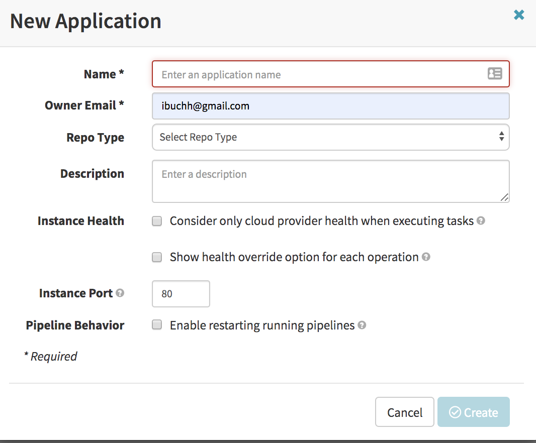 Spinnaker Application