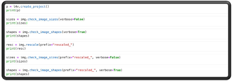 Example notebook or code