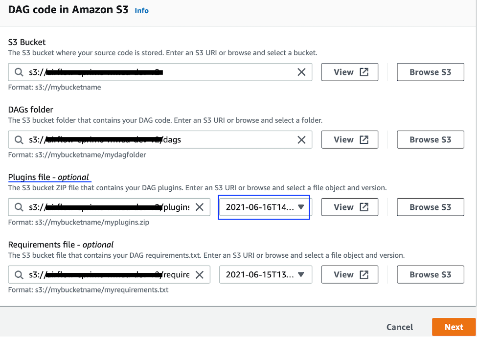 screenshot Figure 4: Change plugins.zip of Apache Airflow