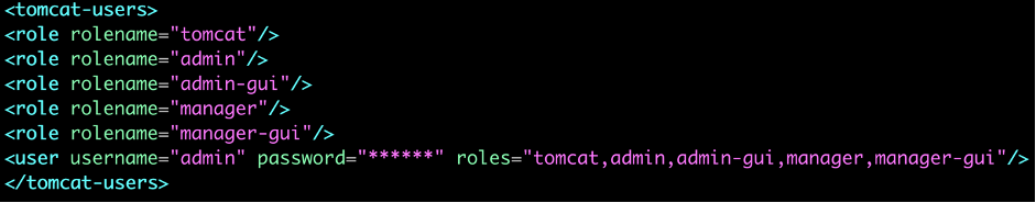 Figure 2: Update tomcat-use.xml.