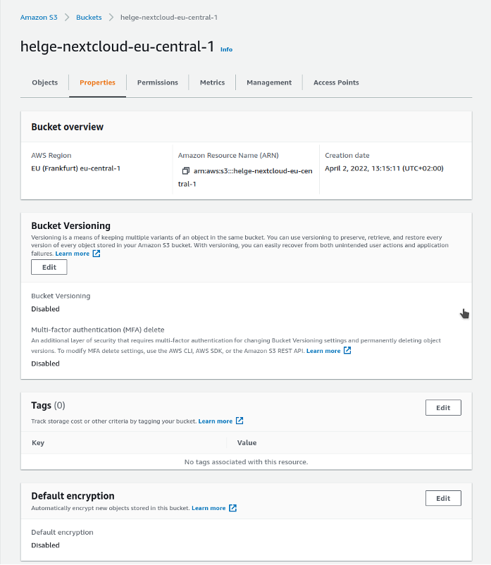 Secure the Amazon s3 bucket