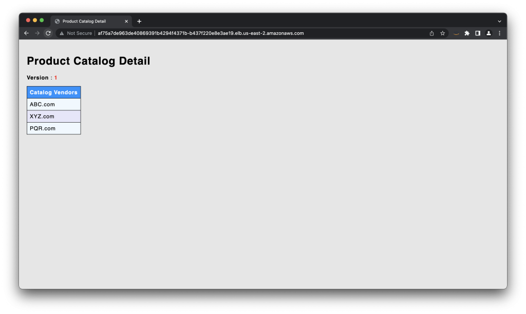 web browser example screenshot