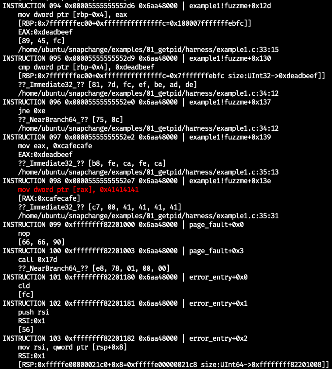 Snapchange instructions