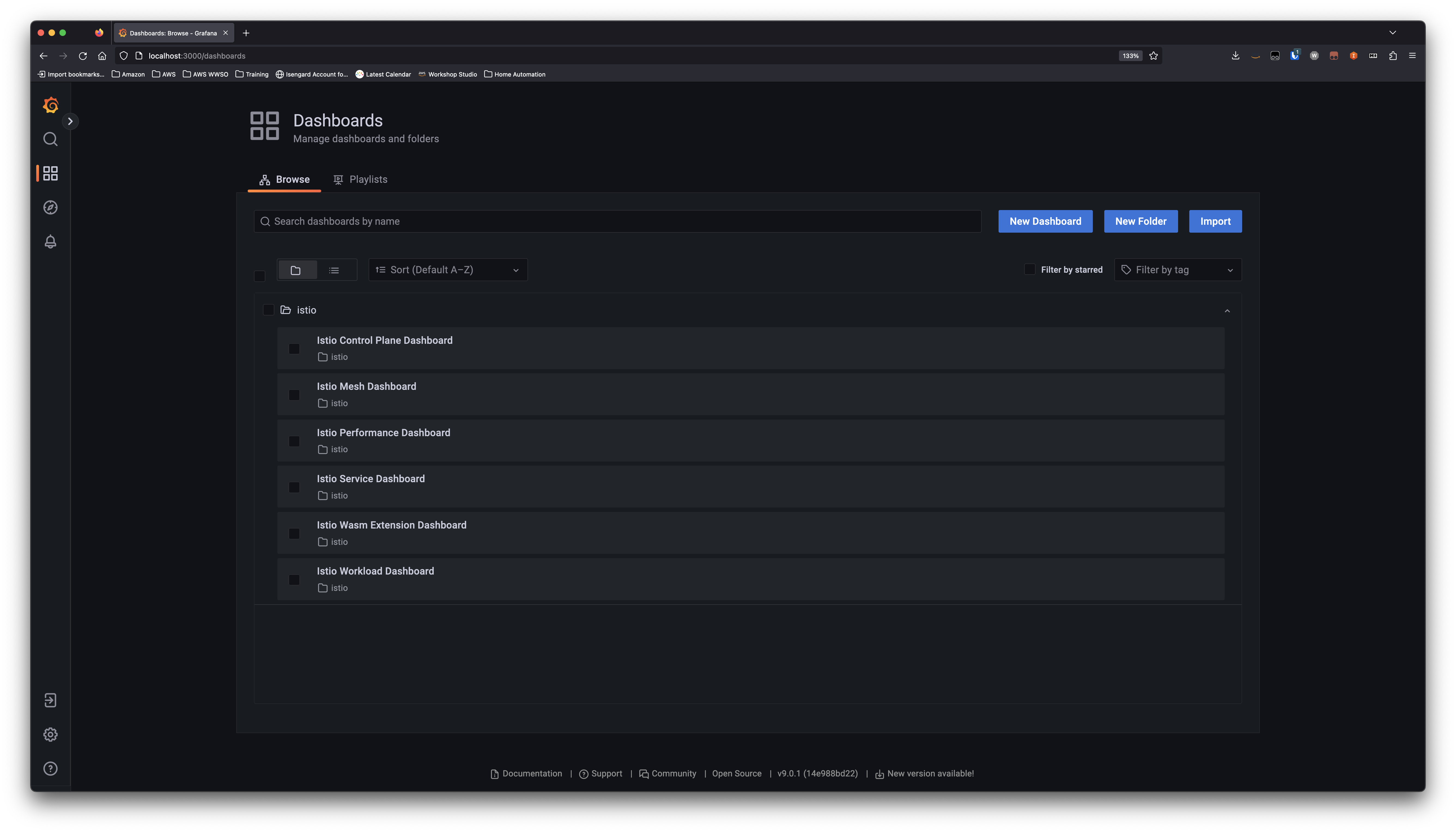dashboard screenshot