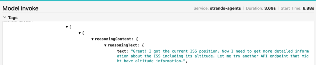 Reasoning content example