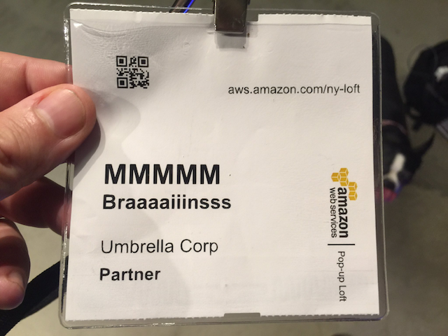AWS NY Loft event pass