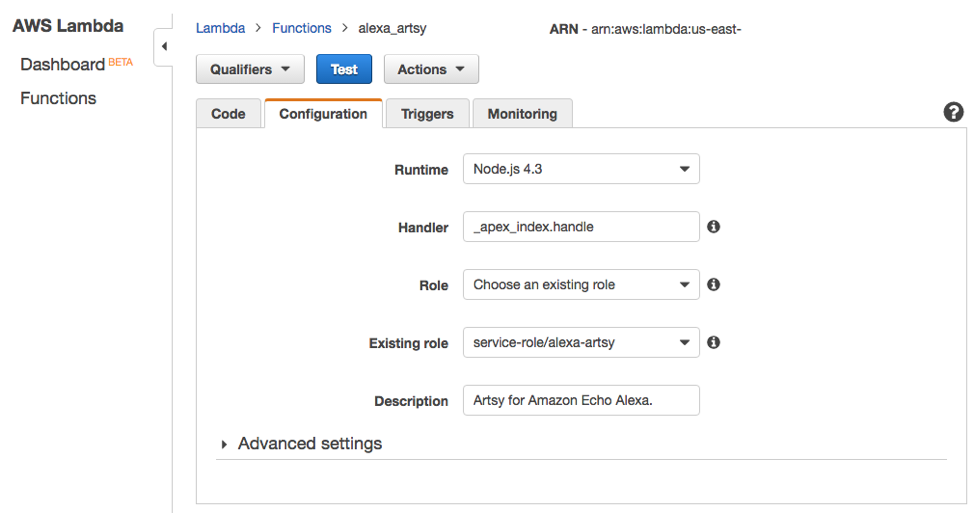 Production process of Alexa skill is similar to a Lambda function