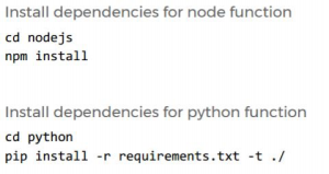 Install and include dependencies before uploading