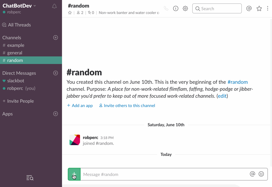 Slack Hotdog Not Hotdog